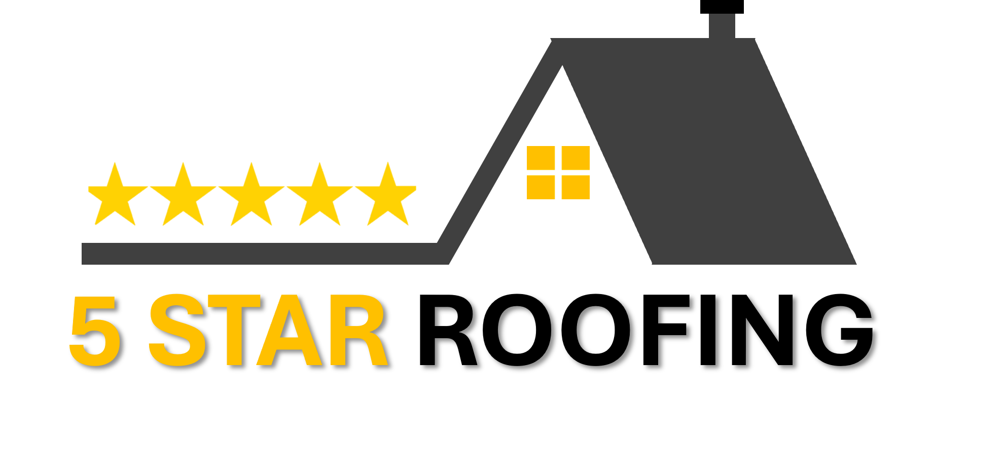 5 Star Roofing Logo